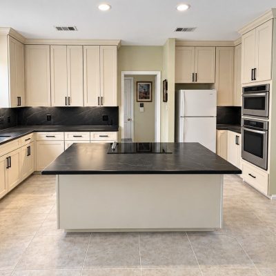 Kitchen island remodel in Houston, TX